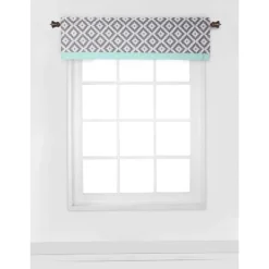 Bacati - Love Grey/Mint Window Valance -Home Improvement Store GUEST 33f5acea db2a 4fd2 93b8 756d8a2b9ead