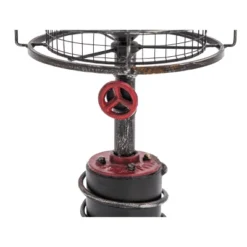 10" X 21" Industrial Accent Lamp With Iron Wire Cage Shade Red/Black - Olivia & May 19 10" X 21" Industrial Accent Lamp With Iron Wire Cage Shade Red/Black - Olivia & May -Home Improvement Store GUEST 36388684 7dc9 4004 a4ba b401d0c9ff7b