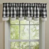 Park Designs Buffalo Check Lined Layered Black Valance 72" -Home Improvement Store GUEST 370b7ea3 15b7 4604 af11 f1060222fcb8