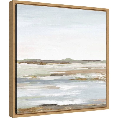 16" X 16" Vastness I By Eva Watts Framed Wall Canvas - Amanti Art 3 16" X 16" Vastness I By Eva Watts Framed Wall Canvas - Amanti Art