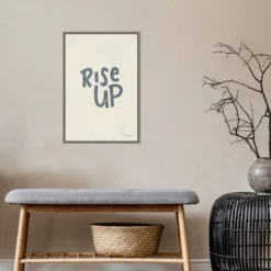 16" X 23" Rise Up II Neutral By Becky Thorns Framed Canvas Wall Art Gray Wash - Amanti Art -Home Improvement Store GUEST 3869e6b5 820a 498a 95e6 f6fecae53639