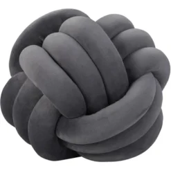 Mina Victory Sofia Infinite Knot Ball 13" X 13" Round Indoor Throw Pillow -Home Improvement Store GUEST 3cb2078c 1bfe 448c 9d50 10e2a4befb32