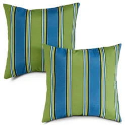 17"x17" Kensington Garden - 2pk Square Indoor Outdoor Throw Pillows -Home Improvement Store GUEST 3d9fe0d9 d76c 451d a0a9 2978e6842163