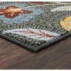 Garden Floral Accent Rug Gray - Maples -Home Improvement Store GUEST 3eb862ef d25d 496a bcae 930322396c85