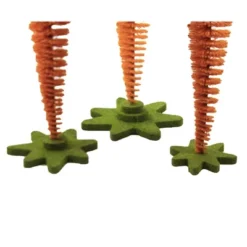 Easter Standing Carrot Trees Set / 3 - 3 Carrot Trees / Display 6.00 Inches - Decorate Decor Mantle Display - Em1799 - Plastic - Orange -Home Improvement Store GUEST 40c6ea5f 51b1 45b5 941a 382de5ce6047