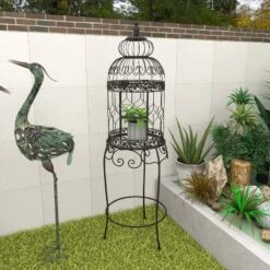 47" Iron Vintage Birdcage Black - Olivia & May 32 47" Iron Vintage Birdcage Black - Olivia & May -Home Improvement Store GUEST 41281335 3a0b 4c8a 8c18 1649480419ab