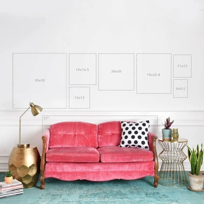 (Set Of 2) 12" X 12" Reflective Framed Decorative Wall Art Black - Deny Designs 4 (Set Of 2) 12" X 12" Reflective Framed Decorative Wall Art Black - Deny Designs - Image 2