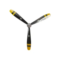 31" X 27" Metal Airplane Propeller 3 Blade Wall Decor With Aviation Detailing Black - Olivia & May 11 31" X 27" Metal Airplane Propeller 3 Blade Wall Decor With Aviation Detailing Black - Olivia & May -Home Improvement Store GUEST 4290253c 3392 4083 b65a 32032795b6ce