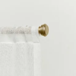 Exclusive Home Topper 1" Indoor/Outdoor Curtain Rod And Finial Set -Home Improvement Store GUEST 42ccf223 4e9c 48b5 a746 f1374da1ffd4