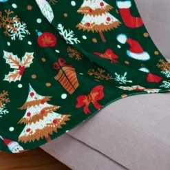 Trinity Velvet Christmas Snowman And Falling Snowflake Pattern Short Curtains -Home Improvement Store GUEST 431aefef 92b9 4242 9385 a70ea7a1c1ba