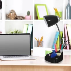 Gooseneck Organizer Desk Lamp With IPad Tablet Stand Book Holder And Charging Outlet - LimeLights 18 Gooseneck Organizer Desk Lamp With IPad Tablet Stand Book Holder And Charging Outlet - LimeLights -Home Improvement Store GUEST 45e5b022 c441 4ba7 830a 60cbbb23c868