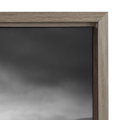 16" X 16" Lake View With Pier II Framed Canvas Wall Art - Amanti Art 4 16" X 16" Lake View With Pier II Framed Canvas Wall Art - Amanti Art - Image 2