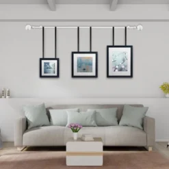 3/4-Inch Curtain Rod- Decorative Ball Finials And Hardware- For Home Decor In Bedroom And Kitchen- 48-84-Inch By Hastings Home (White) -Home Improvement Store GUEST 49950c1c 94f0 42fb 85a5 a54feac0fbce