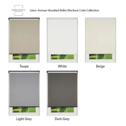 Linen Avenue Cordless Blackout Roller Shade, Dark Gray, Light Gray, And White -Home Improvement Store GUEST 4c2f1f83 1ef4 4c7d 9049 fbb331f7d7cf