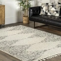 NuLOOM Bria Moroccan Diamond Tassel Area Rug -Home Improvement Store GUEST 4e1820bf dca3 4e1a 9de5 425c43b15d04