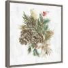 16" X 16" Holiday Spirit Pinecone Wreath By PI Studio Framed Canvas Wall Art - Amanti Art -Home Improvement Store GUEST 4e9707d4 fc02 4326 a73b 2ffa74712f94