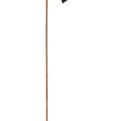 MidCentury Floor Lamp Black 60" - ZM Home