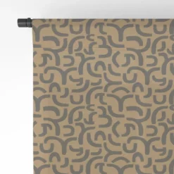 Little Arrow Design Co Cosmo Tile Stone Single Panel Sheer Window Curtain - Deny Designs -Home Improvement Store GUEST 502a7bc0 4ac4 4fe5 ba93 cf170932d178