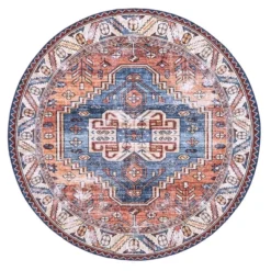 NuLOOM Marli Machine Washable Faded Medallion Area Rug -Home Improvement Store GUEST 50503436 b750 4f79 849f f73a93857593