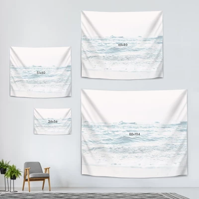 Ocean Wave Blush By Sisi And Seb Wall Tapestry 4 Ocean Wave Blush By Sisi And Seb Wall Tapestry - Image 2
