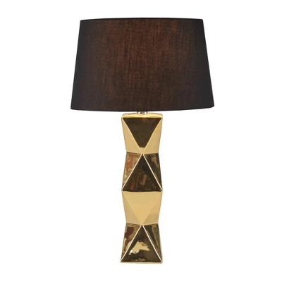 Kenlyn Ceramic Table Lamp Gold - Ink+Ivy 5 Kenlyn Ceramic Table Lamp Gold - Ink+Ivy - Image 3