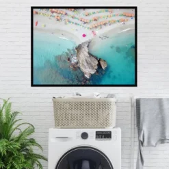 41" X 31" Oyster Rock By Rachel Dowd Framed Wall Art Print Black - Amanti Art -Home Improvement Store GUEST 52fdfa0d a94f 4082 aa79 4523a6644c0a