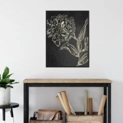 22" X 30" Golden Flower Folklore II By Asia Jensen Framed Canvas Wall Art Black - Amanti Art -Home Improvement Store GUEST 53359e9e e2f8 4165 99c3 c593eca0cbe6