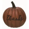 Transpac Resin Brown Harvest Thanks Pumpkin Figurine -Home Improvement Store GUEST 53673773 cb66 40a5 8ece b908f96c2451