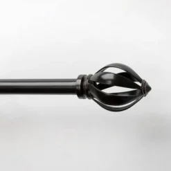 Decorative Drapery Single Rod Set With Acron Cage Finials Oil Rubbed Bronze - Lumi Home Furnishings -Home Improvement Store GUEST 5557fa1b 4f66 43c4 a49f ea6a7b9d2c8f