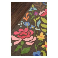 2'3"x8' Floral Tufted Runner Brown - Momeni -Home Improvement Store GUEST 5637044a 360f 4520 8d34 6156dbad73bb