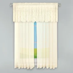 Collections Etc Sheer Splendor Rod Pocket Curtain Panel -Home Improvement Store GUEST 59569b42 c8f7 4b7e 829f 2bec286e4307