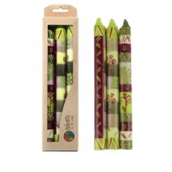 Global Crafts Unscented Hand-Painted Dinner Candles, Boxed Set Of 3 -Home Improvement Store GUEST 5b2ca912 2025 419b a8ce c7f72303327d