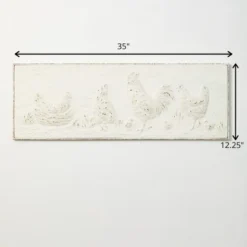 Sullivans Distressed Raised Chicken Art 12.25"H White 7 Sullivans Distressed Raised Chicken Art 12.25"H White -Home Improvement Store GUEST 5c7a89af 0024 49af b006 14b5dce173a8