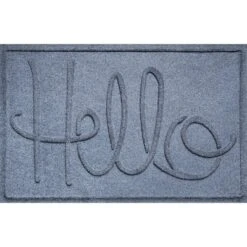 Aqua Shield Simple Hello Indoor/Outdoor Doormat - Bungalow Flooring -Home Improvement Store GUEST 5ef1851d 8755 4bd8 9d43 d77fd0c305c7
