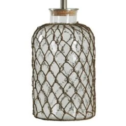 30" 3-way Seeded Netted Rope Glass Table Lamp - StyleCraft -Home Improvement Store GUEST 5f100d64 6b37 4adf b60a 65a48be27596