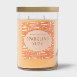Lidded Glass Jar Candle Sparkling Yuzu - Opalhouse™ -Home Improvement Store GUEST 600faa30 df46 4c7a a075 c75450c5e7b3