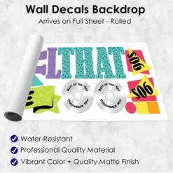 Big Dot Of Happiness 90’s Throwback - Peel And Stick 1990s Party Decoration - Wall Decals Backdrop -Home Improvement Store GUEST 609997f0 38fb 4958 a14a b6fad0546f3b