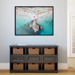 41" X 31" Oyster Rock By Rachel Dowd Framed Wall Art Print Black - Amanti Art -Home Improvement Store GUEST 622eb570 c78d 4b99 81b0 7ce6ec68b6ee