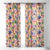 Alisa Galitsyna Bright Abstract Pattern 1 Single Panel Sheer Window Curtain - Society6 -Home Improvement Store GUEST 627870d5 2638 42ed a162 d185aa07636b