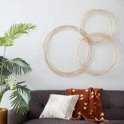 Metal Plate Overlapping Ring Wall Decor - CosmoLiving By Cosmopolitan -Home Improvement Store GUEST 63c7ac7b 4fb0 4916 a08b 782b1171fd91