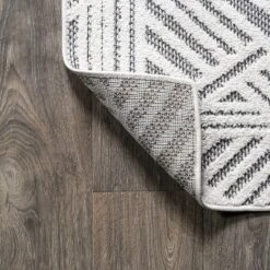 Jordan High-Low Pile Art Deco Geometric Indoor/Outdoor Area Rug - JONATHAN Y -Home Improvement Store GUEST 64d356a4 8966 4866 8671 3b71e04dd8a1