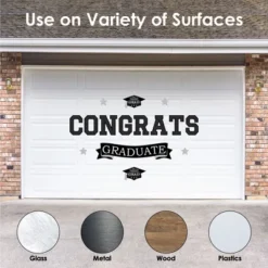 Big Dot Of Happiness Graduation Cheers Party Photo Backdrop - Wall Decals