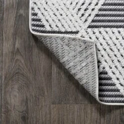 Jazz High-Low Pile Art Deco Geometric Indoor/Outdoor Area Rug - JONATHAN Y -Home Improvement Store GUEST 6676b6e4 0e78 4017 b2cd 229625c1bf12