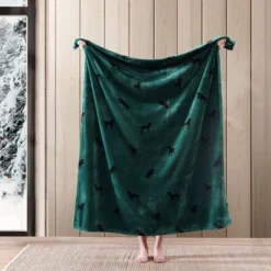 50"x60" Buddy The Dog Reversible Throw Blanket Green - Eddie Bauer 12 50"x60" Buddy The Dog Reversible Throw Blanket Green - Eddie Bauer -Home Improvement Store GUEST 670b5f50 903c 4888 919b 36a929eab318