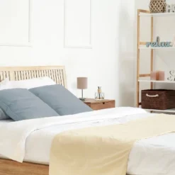 11.81" Traditional Petite Metal Stick Bedside Table Desk Lamp In Chrome With Fabric Shade Gray - Creekwood Home -Home Improvement Store GUEST 6a2da3be f192 4bbb b99c f9685d001260