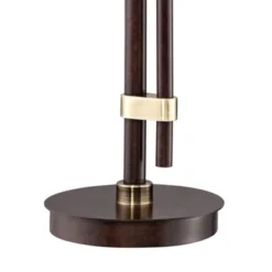 Franklin Iron Works Calyx Modern Industrial Desk Lamp 29" Tall Bronze Brown Cognac Glass Dome Shade For Bedroom Living Room Bedside Nightstand Office -Home Improvement Store GUEST 6aaf913e acb1 440b aeaa 04299bbb123d