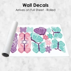 Big Dot Of Happiness Beautiful Butterfly - Peel And Stick Nursery And Kids Room Vinyl Wall Art Stickers - Wall Decals - Set Of 20 -Home Improvement Store GUEST 6aeb1811 ae91 425b be52 094334d3111a