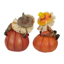 Northlight Set Of 2 Scarecrow On A Pumpkin Thanksgiving Table Figures -Home Improvement Store GUEST 6d073024 91c2 4771 a9c4 bc89efc4f2af