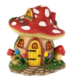 HearthSong 9"H Weather-Resistant Fairy Village House For Indoor And Outdoor Decor -Home Improvement Store GUEST 6d5e6620 ac22 4b95 9fd4 738be6120830