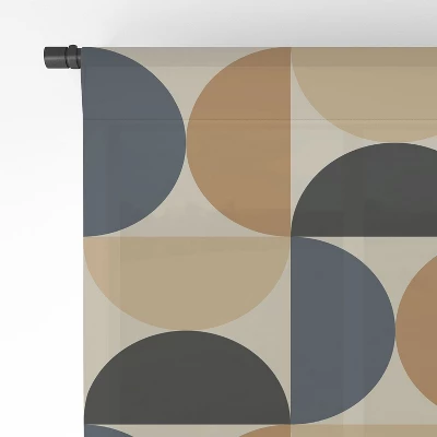 Color Poems Bold Minimalism XII Single Panel Sheer Window Curtain - Society6 5 Color Poems Bold Minimalism XII Single Panel Sheer Window Curtain - Society6 - Image 3